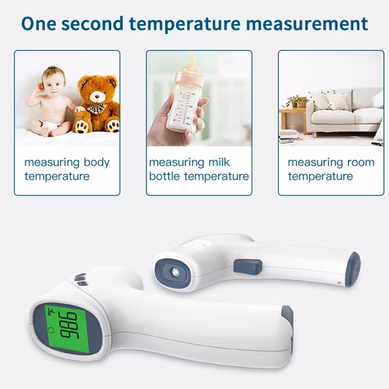 Fever Alarm Baby Adult Digital Infrared Forehead and Ear Thermometers