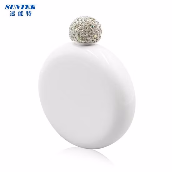 Frasco de cadera en blanco de sublimación de acero inoxidable de 5 oz para dama